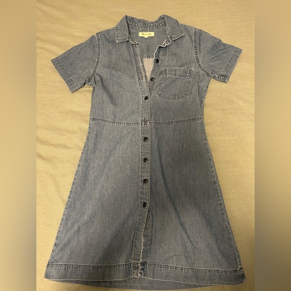 Madewell XXS Denim Dress - Picture 1 of 5
